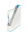 SUPORT DOCUMENTE PLASTIC ALBASTRU METALIZAT/ALB WOW