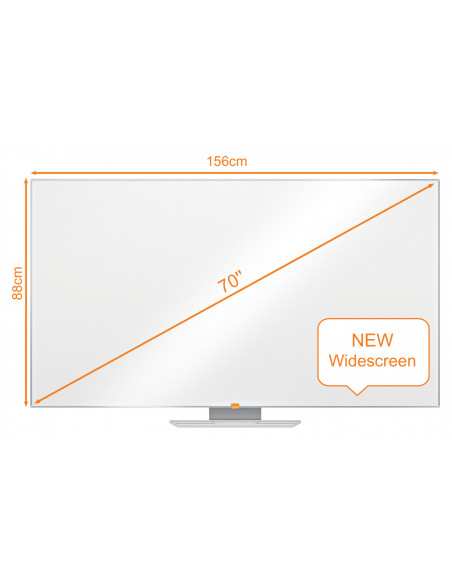 WHITEBOARD MAGNETIC OTEL EMAILAT WIDESCREEN 70" PRESTIGE