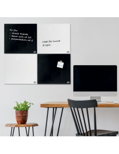 WHITEBOARD MAGNETIC STICLA 45*45 CM+ACCESORII DIAMOND 2