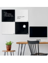 WHITEBOARD MAGNETIC STICLA 45*45 CM+ACCESORII DIAMOND