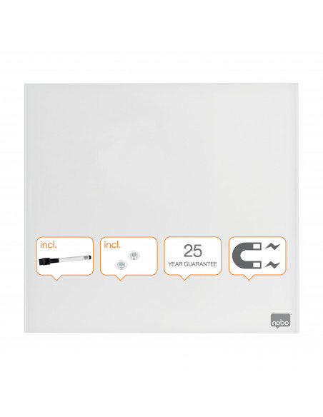 WHITEBOARD MAGNETIC STICLA 45*45 CM+ACCESORII DIAMOND