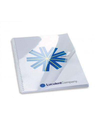 COPERTI PLASTIC A4 150 MICRONI TRANSPARENTE 100/TOP