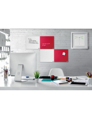 TABLA MAGNETICA STICLA 45*45 CM ROSIE+ACCESORII DIAMOND