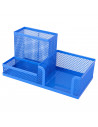 SUPORT BIROU 3 COMPARTIMENTE MESH COLOR DELI,DLE9154