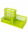 SUPORT BIROU 3 COMPARTIMENTE MESH COLOR DELI,DLE9154