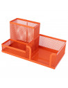 SUPORT BIROU 3 COMPARTIMENTE MESH COLOR DELI,DLE9154