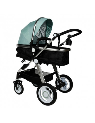 Carucior 2 in 1 reversibil S-18 BUF BOOF Oxford Green 0 36