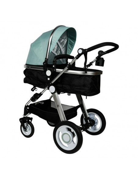Carucior 2 in 1 reversibil S-18 BUF BOOF Oxford Green 0 36