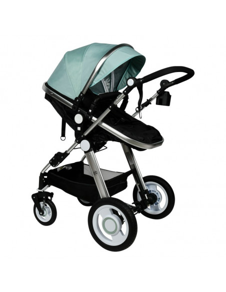 Carucior 2 in 1 reversibil S-18 BUF BOOF Oxford Green 0 36