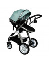 Carucior 2 in 1 reversibil S-18 BUF BOOF Oxford Green 0 36