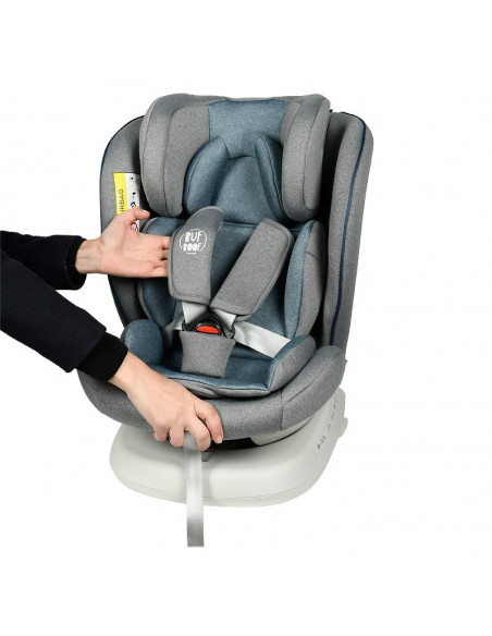 Scaun Auto Tweety Plus DELUXE BUF BOOF Light Blue cu Isofix