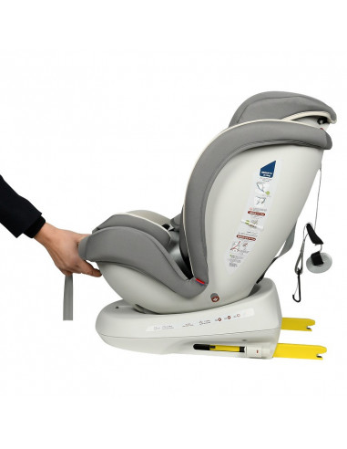 Scaun Auto Tweety Plus DELUXE BUF BOOF Light Grey cu Isofix