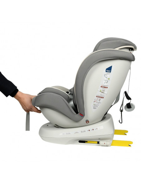 Scaun Auto Tweety Plus DELUXE BUF BOOF Light Grey cu Isofix