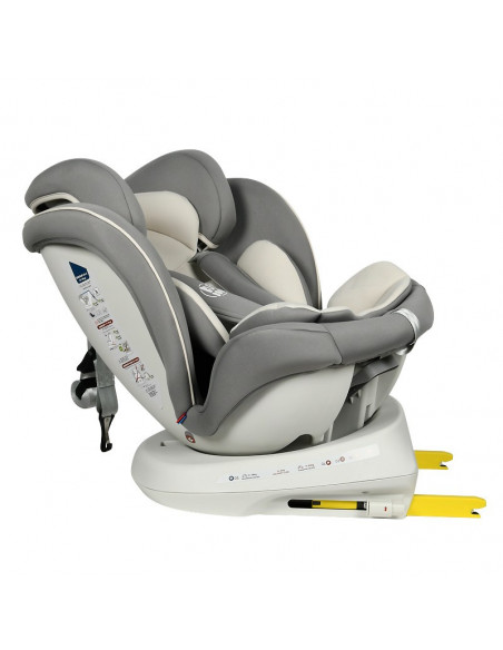 Scaun Auto Tweety Plus DELUXE BUF BOOF Light Grey cu Isofix