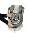 Scaun Auto Tweety Plus DELUXE BUF BOOF Light Grey cu Isofix