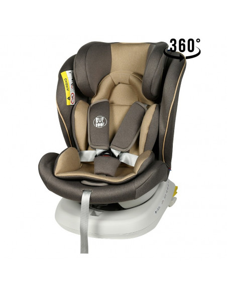 Scaun Auto Tweety Plus DELUXE BUF BOOF LightBrown cu Isofix
