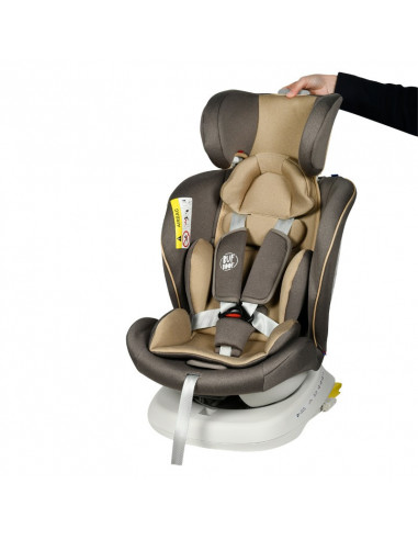 Scaun Auto Tweety Plus DELUXE BUF BOOF LightBrown cu Isofix