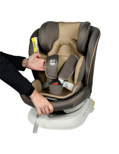 Scaun Auto Tweety Plus DELUXE BUF BOOF LightBrown cu Isofix