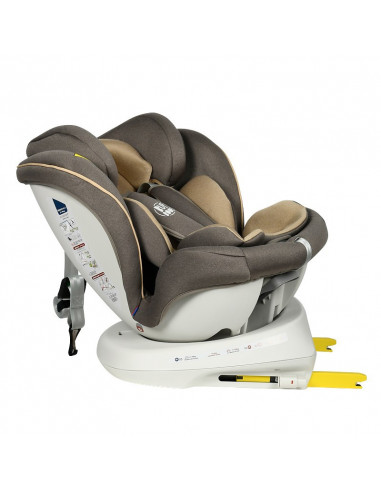 Scaun Auto Tweety Plus DELUXE BUF BOOF LightBrown cu Isofix