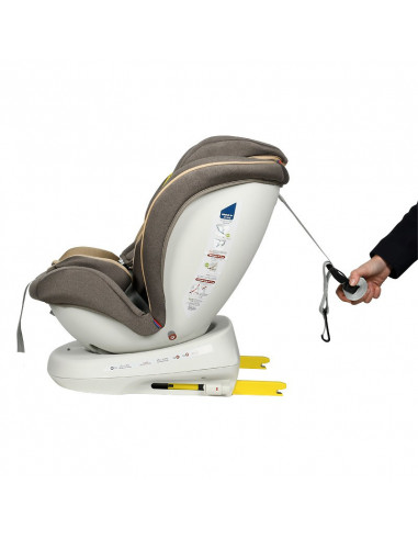 Scaun Auto Tweety Plus DELUXE BUF BOOF LightBrown cu Isofix