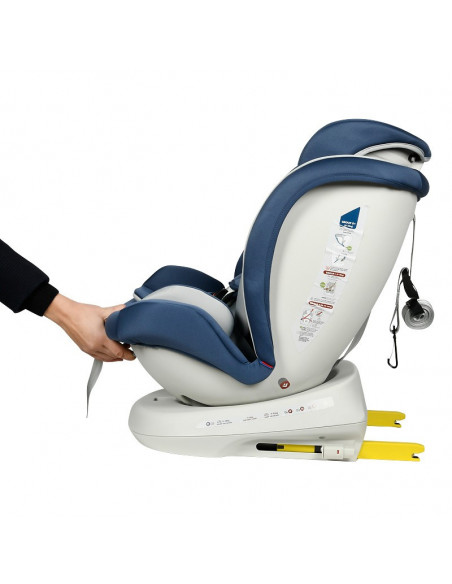 Scaun Auto Tweety Plus DELUXE BUF BOOF Indigo cu Isofix rotativ