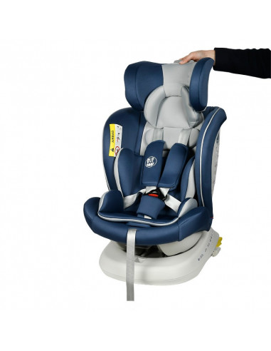 Scaun Auto Tweety Plus DELUXE BUF BOOF Indigo cu Isofix rotativ