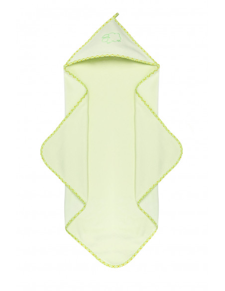 Prosop cu gluga Sensillo SHEEP 80x80 cm Green,SILLO-4150