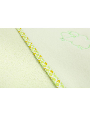 Prosop cu gluga Sensillo SHEEP 80x80 cm Green,SILLO-4150