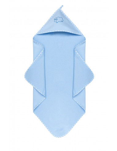 Prosop cu gluga Sensillo SHEEP 80x80 cm Blue,SILLO-4153