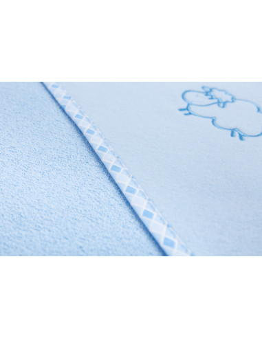 Prosop cu gluga Sensillo SHEEP 80x80 cm Blue,SILLO-4153