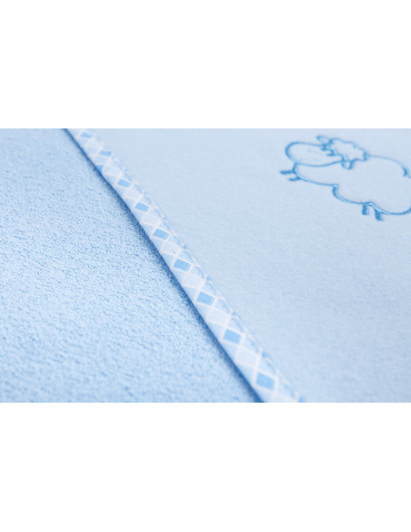Prosop cu gluga Sensillo SHEEP 80x80 cm Blue,SILLO-4153