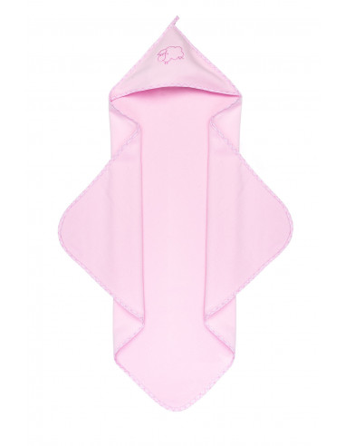 Prosop cu gluga Sensillo SHEEP 80x80 cm Pink,SILLO-4151