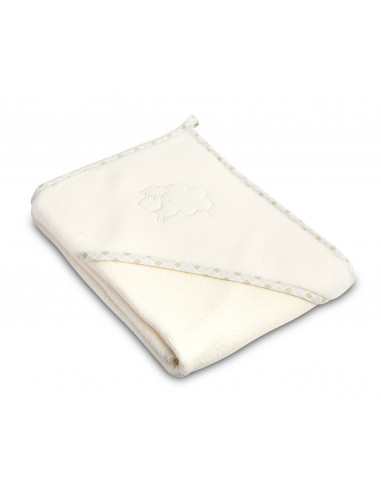 Prosop cu gluga Sensillo SHEEP 80x80 cm Beige,SILLO-4152