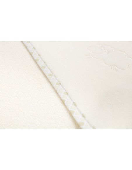 Prosop cu gluga Sensillo SHEEP 80x80 cm Beige,SILLO-4152