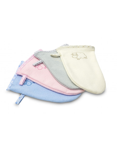 Set de manusi pentru baie 100% bumbac Sensillo,SILLO-1020