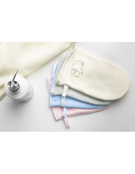 Set de manusi pentru baie 100% bumbac Sensillo,SILLO-1020