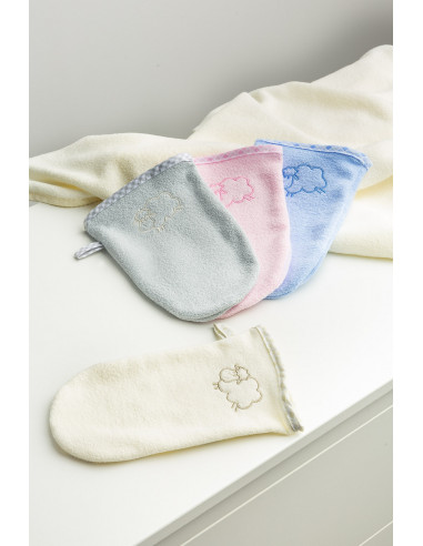 Set de manusi pentru baie 100% bumbac Sensillo,SILLO-1020