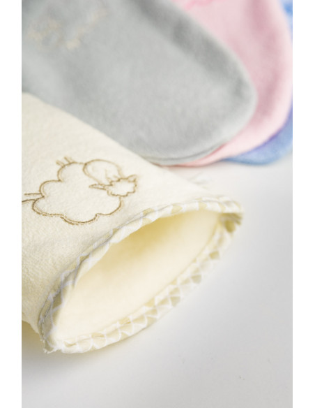 Set de manusi pentru baie 100% bumbac Sensillo,SILLO-1020