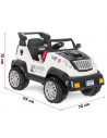 Jeep electric cu telecomanda Pilsan FANTASTIC 12V Alb,05 234