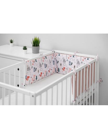 Protectie interioara de bumbac 100% pentru patut Sensillo MINKY