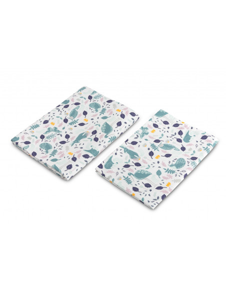 Set lenjerie de pat cu 2 piese Sensillo Animale,SILLO-4377