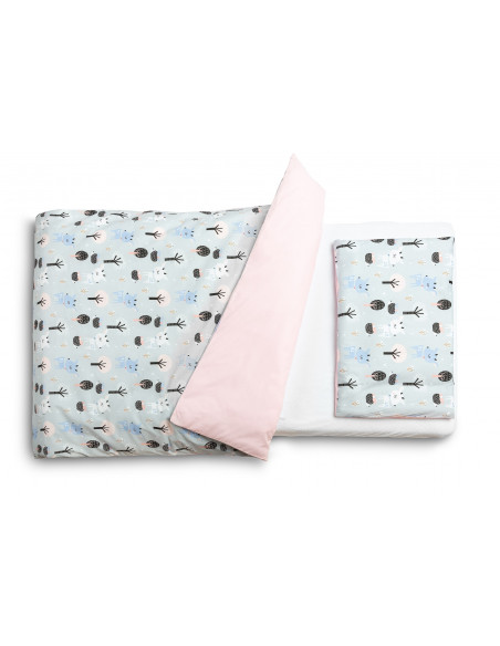 Set lenjerie de pat cu 2 piese Sensillo Jeleuri,SILLO-4376
