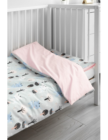 Set lenjerie de pat cu 2 piese Sensillo Jeleuri,SILLO-4376