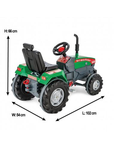 Tractor cu pedale Pilsan SUPER Rosu,07 294-2