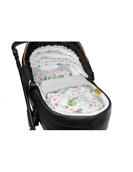 Set perna si pilota pentru landou 2 fete Sensillo VELVET Flori