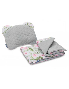 Set perna si pilota pentru landou 2 fete Sensillo VELVET Flori 2