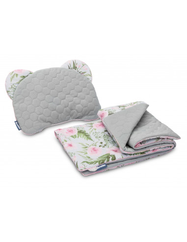 Set perna si pilota pentru landou 2 fete Sensillo VELVET Flori