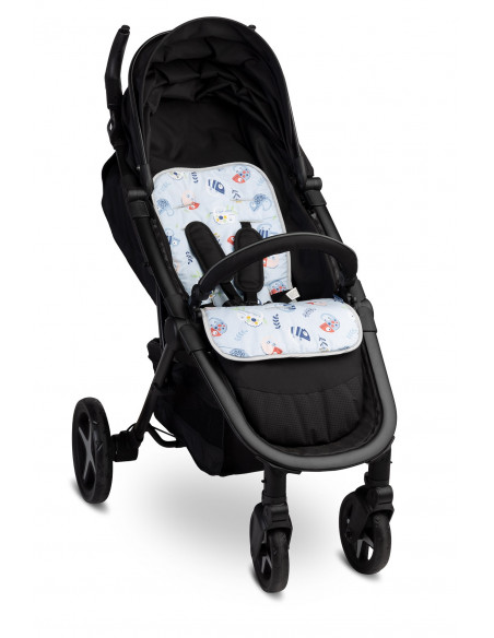 Saltea suplimentara pentru carucior 100% bumbac Sensillo MINKY