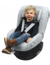 Husa de bumbac pentru scaune auto grupa I Dooky Grey