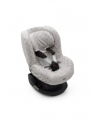 Husa de bumbac pentru scaune auto grupa I Dooky Light Grey